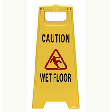 Wet floor/caution PP safety warning sign